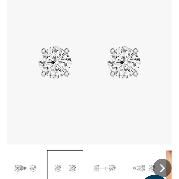 Elegant Silver Stud Earrings